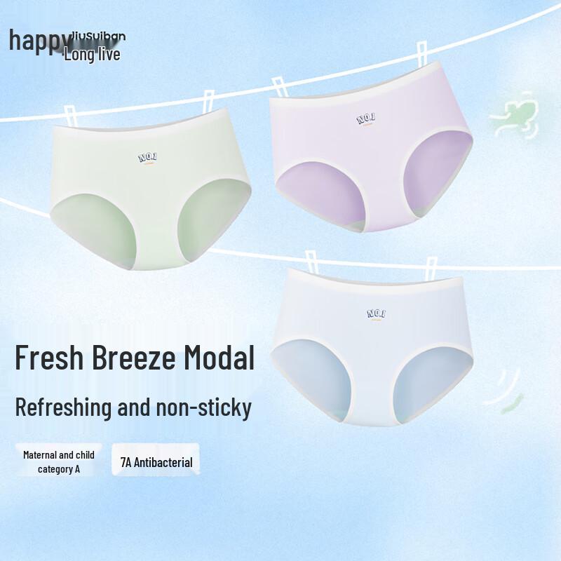 Girls' Breathable Modal Briefs (3-Pack)