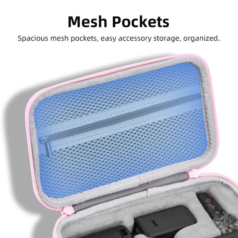 Camera Carrying Case Mini Protective Bag Shockproof Anti-scratch with Mesh Pocket for Pocket 3 Camera