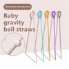 Extended Silicone Straw Brush 3mm Drinking Straw Cleaner Brush Straw Cleaning Brush  Baby bottle