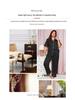 Danny Lin Summer Fashion Plus Size Casual Two-Piece Pajama Set with Loose Long Pants for Home Wear