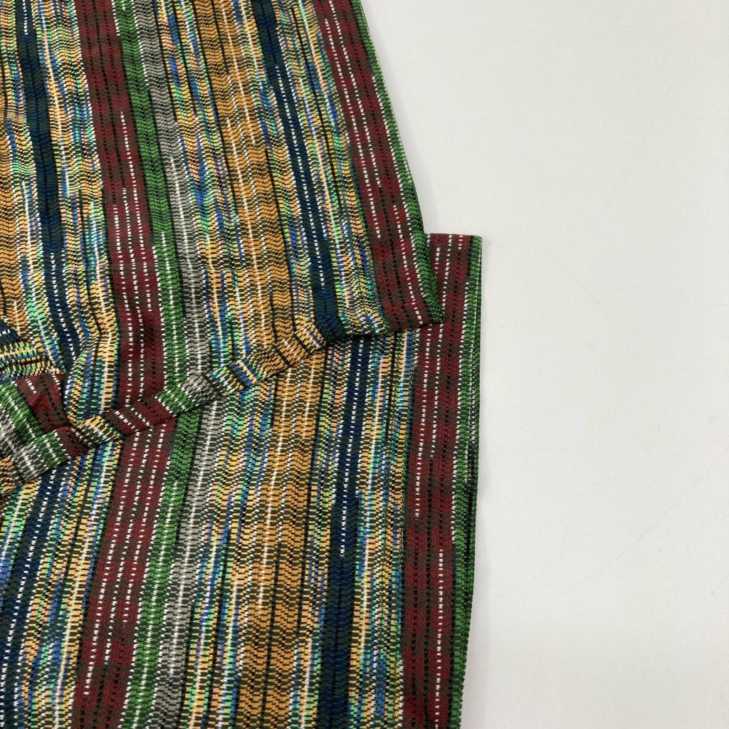 Missoni Excellent Condition All-over Print Polo Shirt Tops XS Green/Brown/YellowUsed