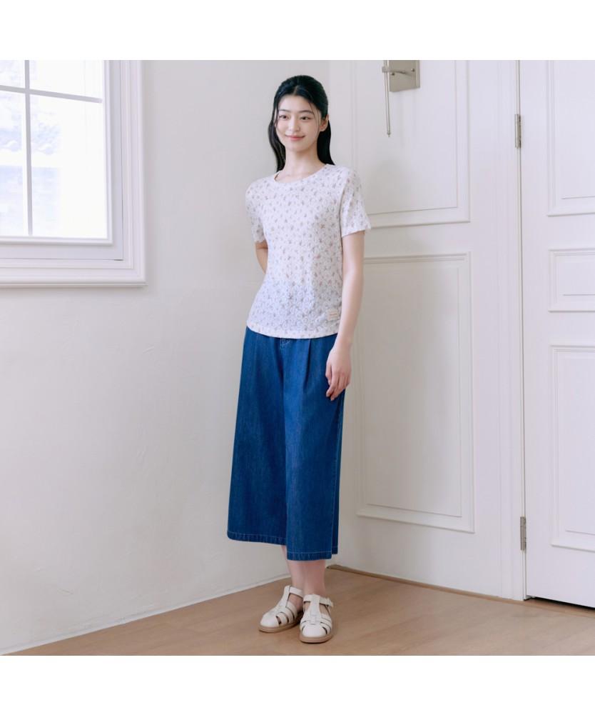 THURSDAY ISLAND Flower Print T-Shirt_T264Mts237W