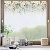 Romantic White Roses, Flower Vines, Static Wall Stickers, Wedding Season, Window Glass Decoration, Traceless Stickers, Home Decoration Stickers