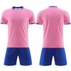 2025 Großhandel Kinder-Fußballtrikot-Set, Grundschul-Fußball-Trainingsshirt, bedrucktes Wettkampftrikot für Jungen und Mädchen