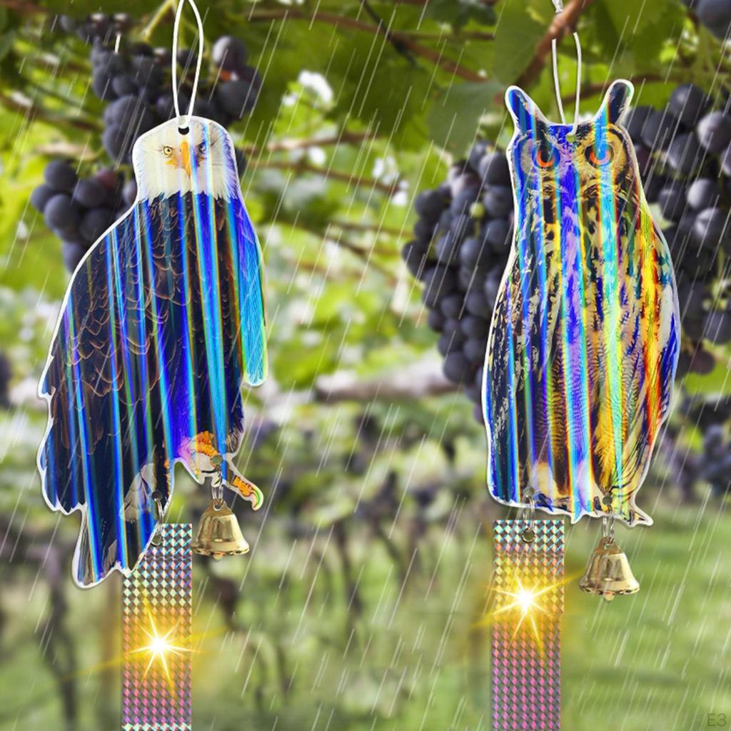 Effective Bird Deterrents - Solar Scarecrow with Owl Decoy for Gardens