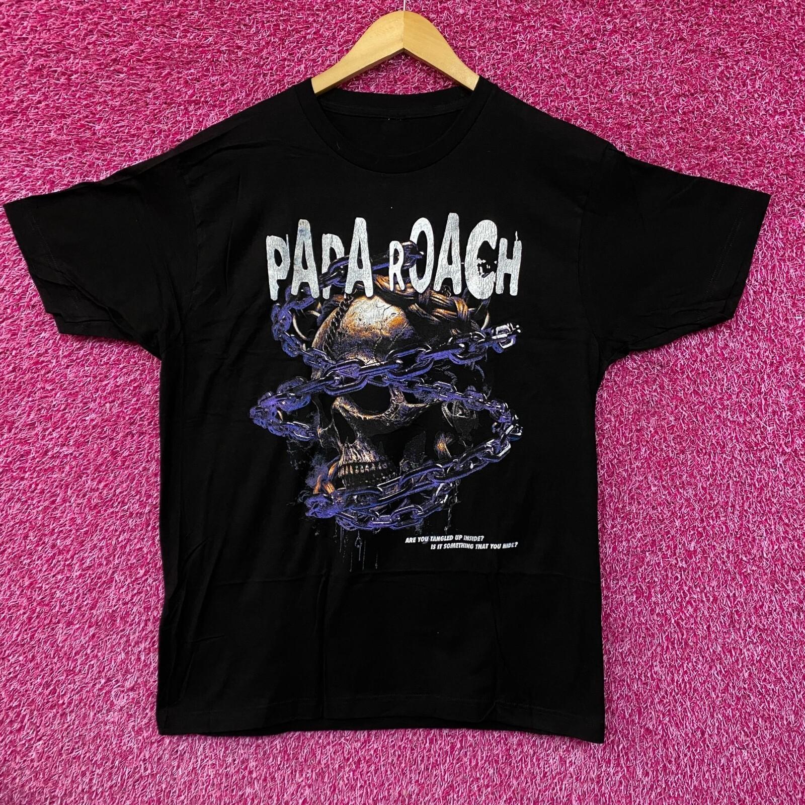 

Papa Roach Rock Nu Metal Distressed Tshirt size large S