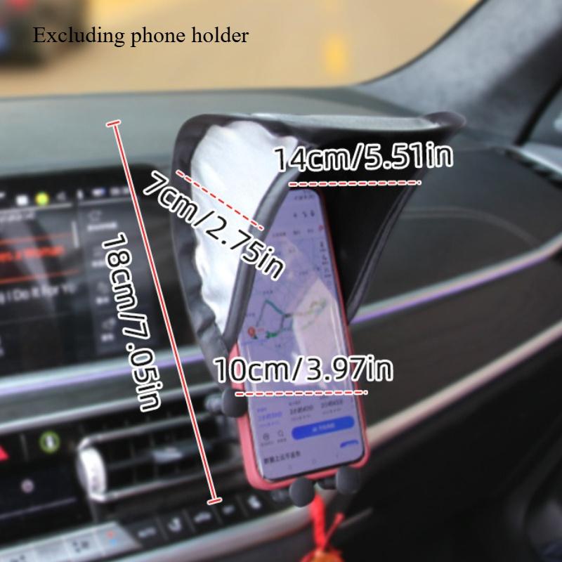 1pc, Phone Sun Shade, Blocking Phone Stand Mobile Phone Holder Sun Shield for Motorcycle Bike and Car, Christmas/Halloween Gift.