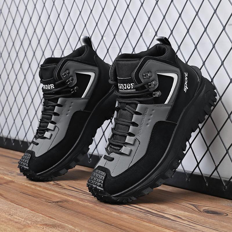 Fashion Large Size Men's Shoes Spring Autumn Fashion Hiking Non Slip Outdoor Sneakers Comfortable Height Increase Luxury Casual Shoes