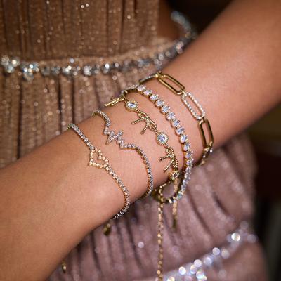 Light Luxury High-end Zircon Bracelet Jewelry Does Not Fade Jewelry Bracelet.