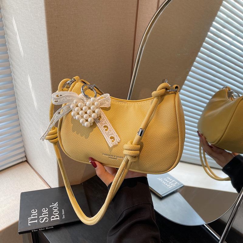 High-end small bag women's summer new fashion niche messenger bag one shoulder underarm dumpling bag