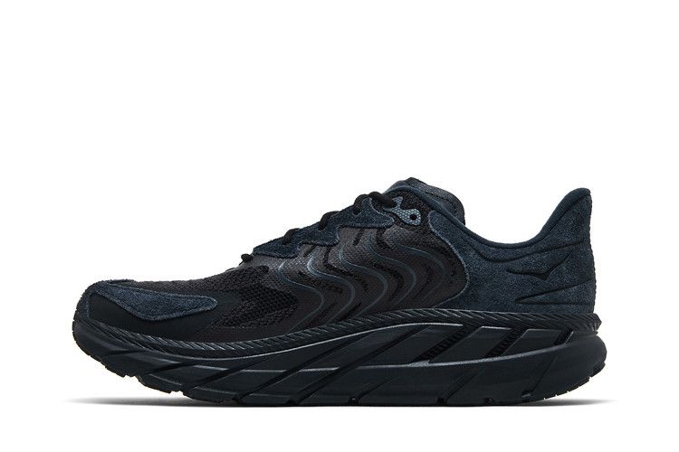 Men's Sneakers Hoka One One Clifton LS Black Asphalt Black/Asphalt