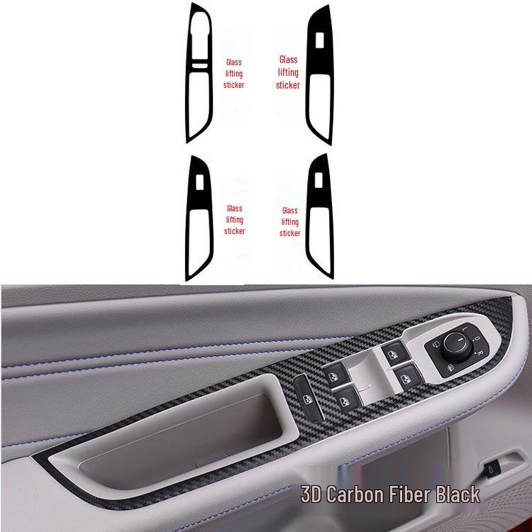 

Наклейка из углеволокна для интерьера Volkswagen Lamando L: Декор центральной консоли и рычага переключения передач (Подходит для 22 моделей)