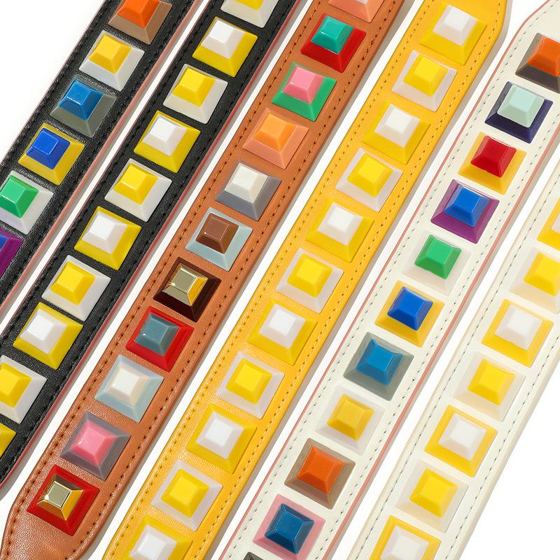 MHS-B-16 Acrylic Square Nail Backpack with Short Shoulder Strap