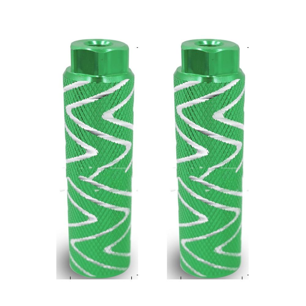 1 Pair Easy To Install Bike Footrest Lever Axle Pegs Weight-bearing Bike Bicycle Pedals  Scooter