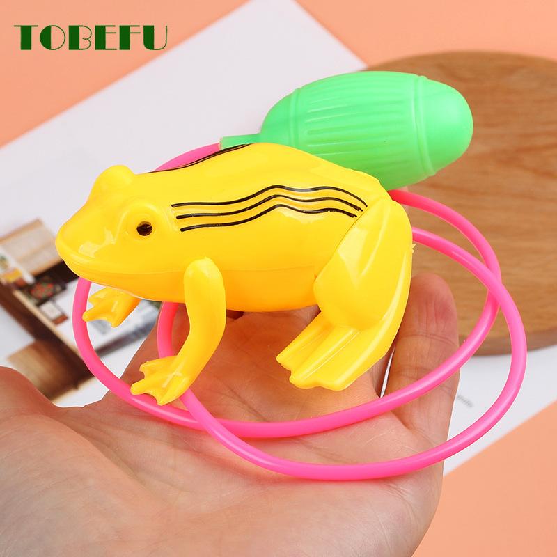 Nostalgic Toys Air Pressure Jumping Frog New Children'S Horse Wire-Controlled Airbag Blow Molding Will Jump Frog Animal Toy