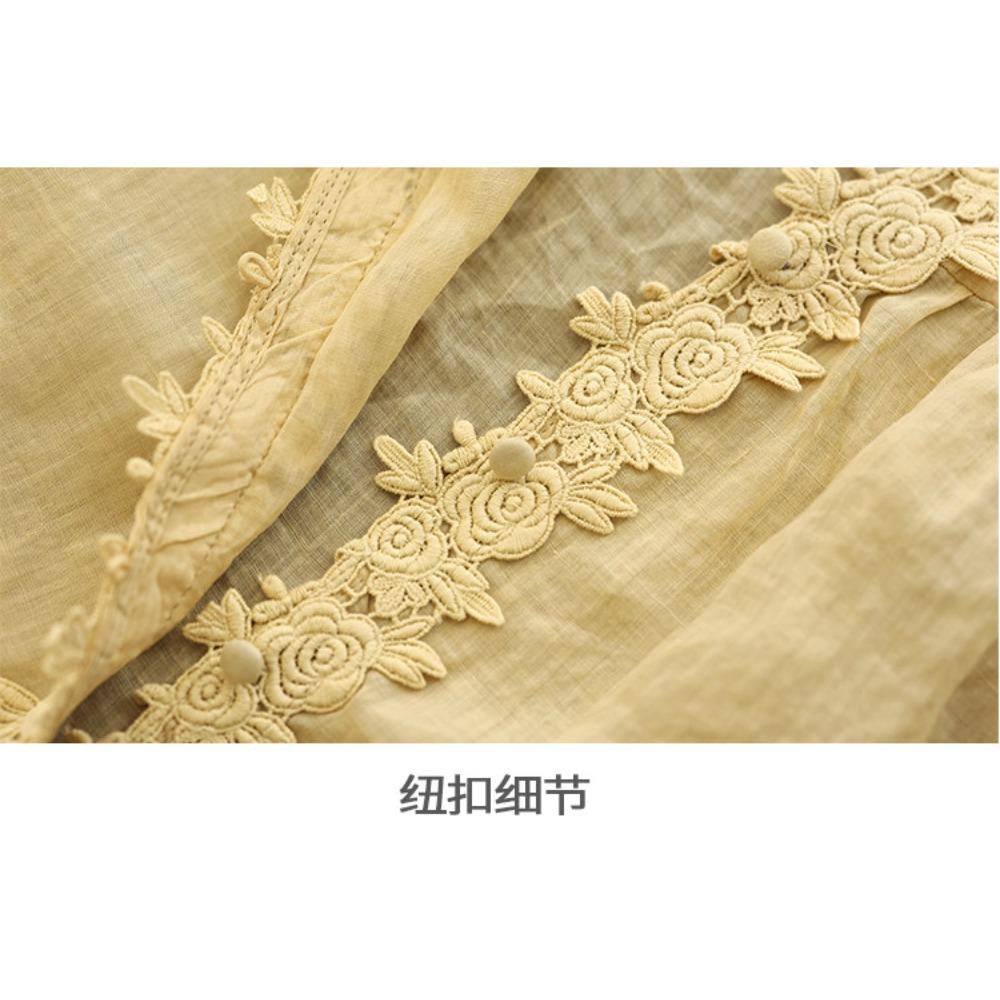 DIMANAF 2026 Summer Women Plus Size New Blouse Shirt Cotton Lace Embroidery Casual Loose Fashion Lady Tops Tees Batwing Sleeves
