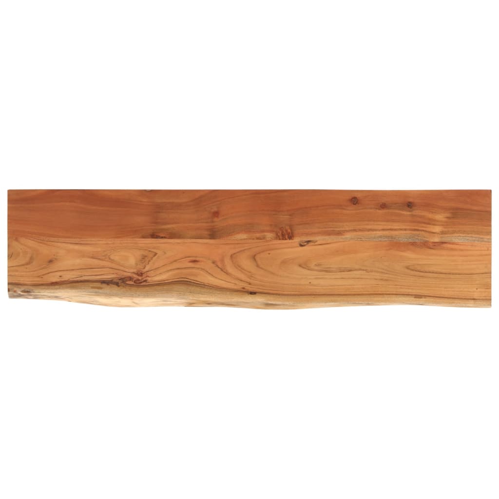 Vidaxl Półka Ścienna, 120X30X3,8Cm, Drewno Akacjowe, Naturalna Krawędź