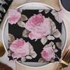 Rose Print Party Napkins - Colorful Floral Wood Pulp Placemats