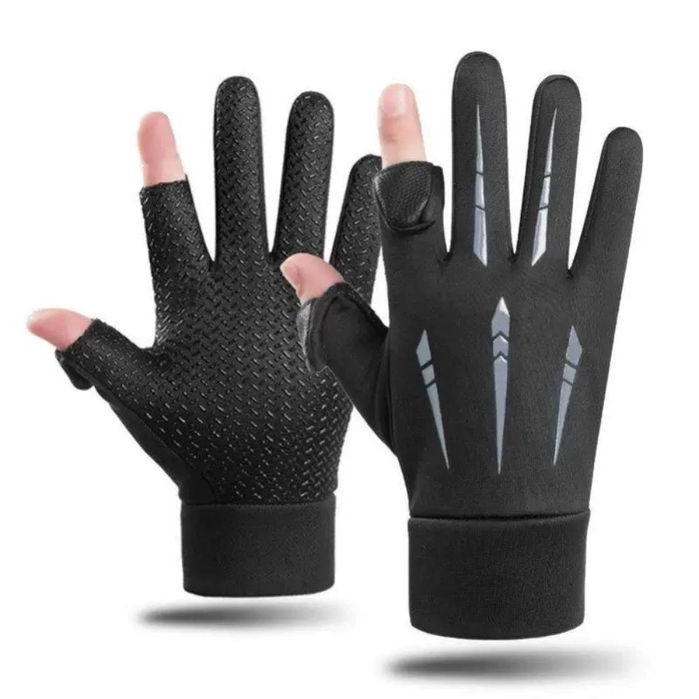 Fashion Thickened Winter Gloves Windproof Skin-friendly Cycling Gloves Waterproof Non-slip TouchScreen Gloves Outdoor