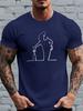 Summer 100 Pure Cotton Unisexs Casual Loose and Fashionable Cycling Pattern Printed Sports ShortSleeved RoundNeck TShirt Top