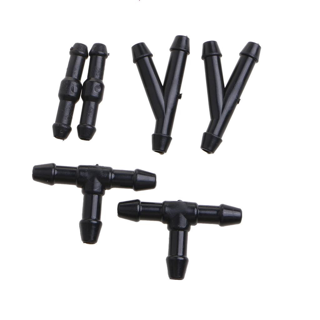 Car Washer Fluid Hose Kit Hose Windshield Jet Spray Wiper Tube Replace with 30x Connectors To Connect Water Pump Nozzles