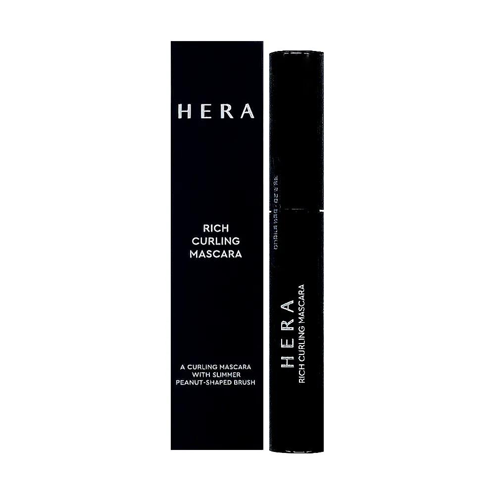 HERA Rich Curling Mascara 6g Lash Black, eyebrow mascara with a slim brush HERA Rich Curling Mascara 6g - Lash Black