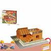 Multicolor Simulation Brick Houses Kit Plastic Assemble Toy  Educational Toy