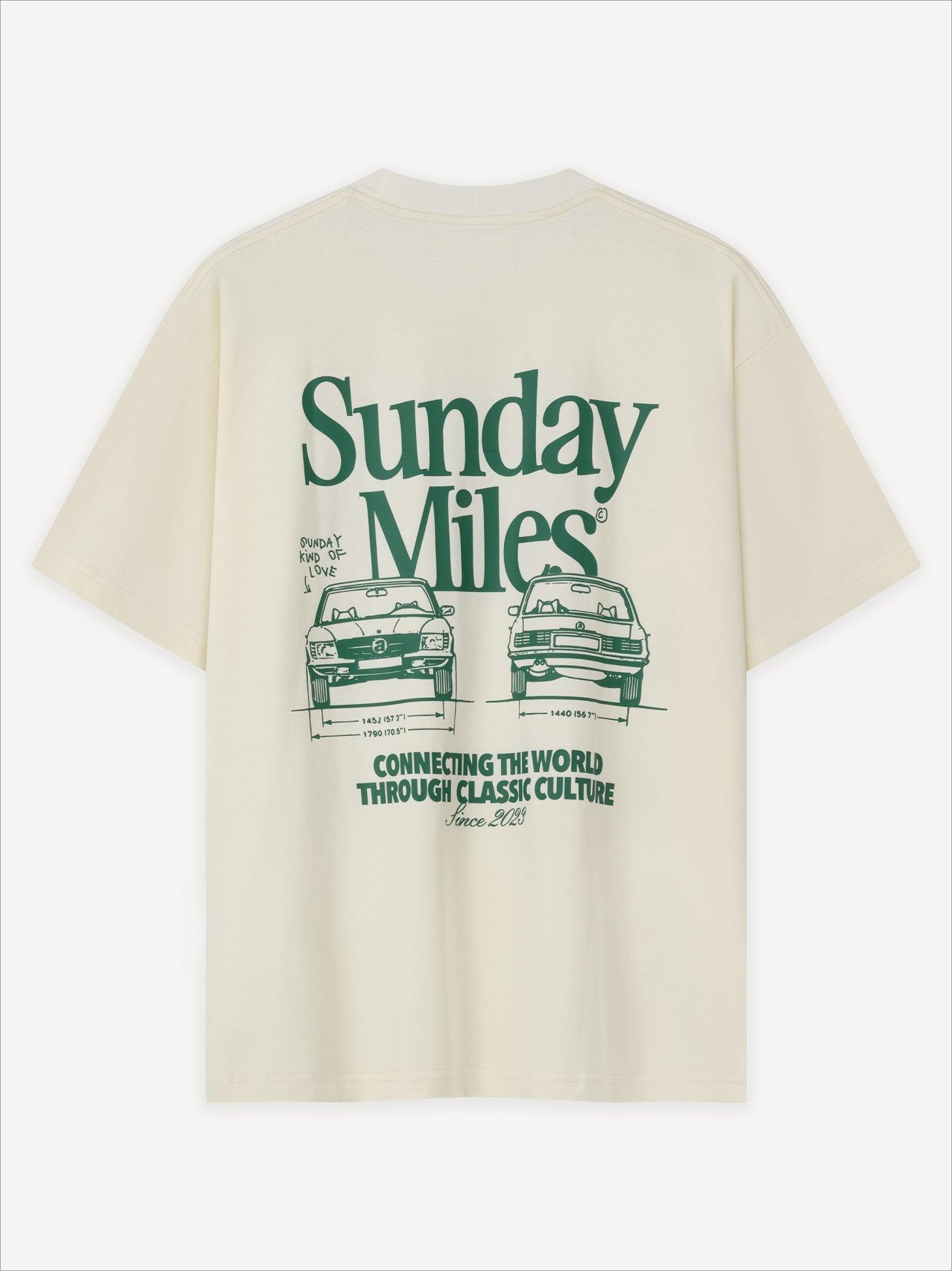

Футболка Sunday Miles Унисекс Летняя с Графикой Классического Автомобиля Винтажная Культура Принт Уличная Одежда Оверсайз Короткий Рукав Повседневный Топ S разноцветный