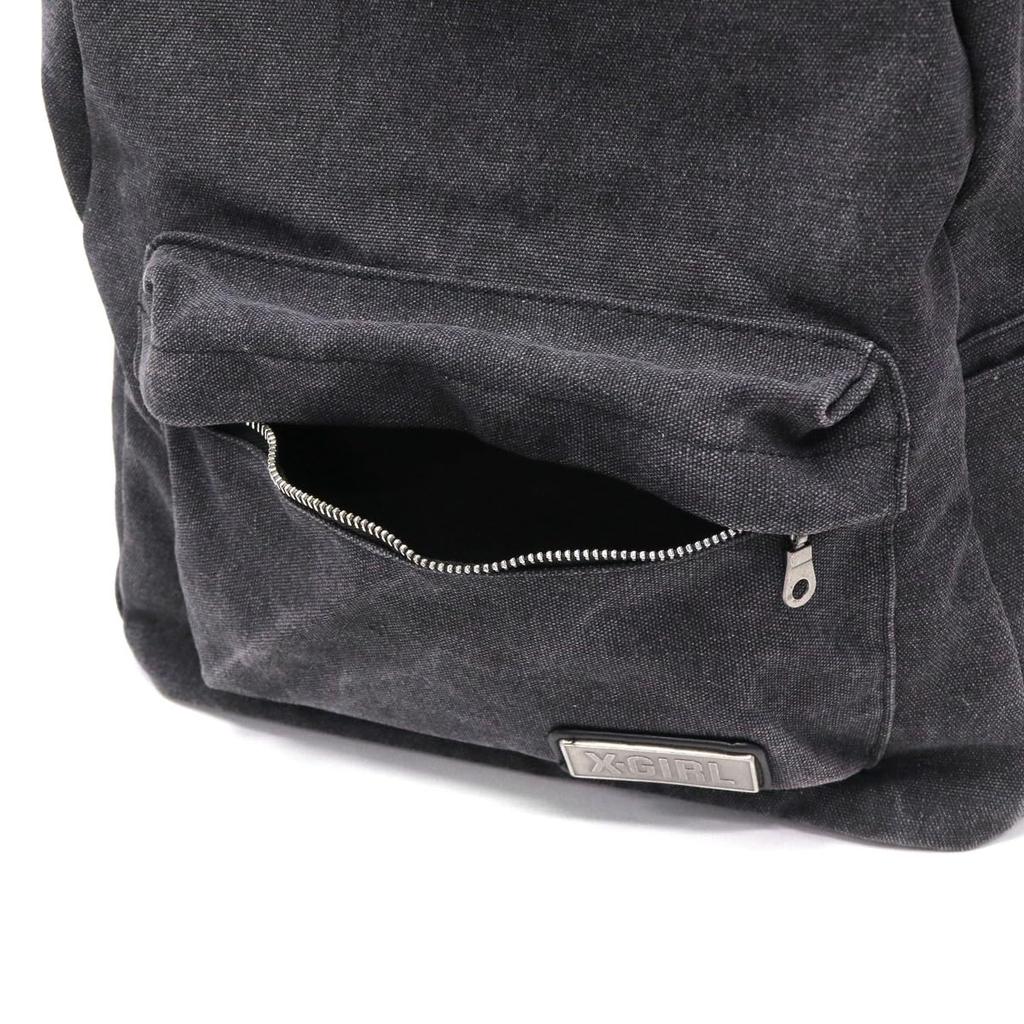 [X-girl] Canvas Daypack CANVAS DAYPACK 105244053010 BLACK ONE SIZE