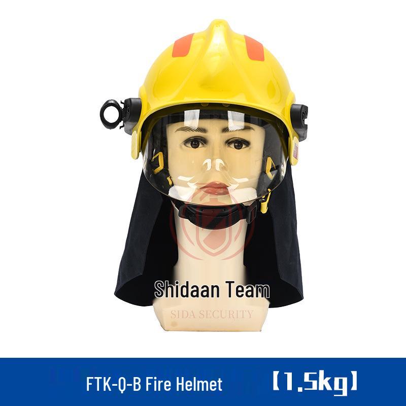 Unified Fire Rescue Safety Helmet: Fire-Resistant, Anti-Smash Emergency Equipment for Disaster Relief - 17 Models