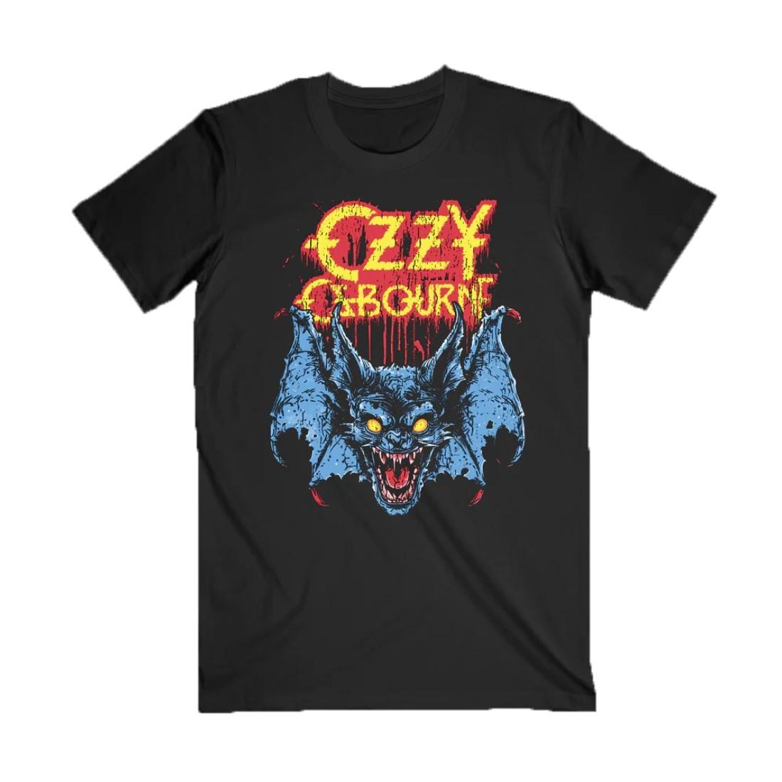 Ozzy Osbourne Glowing Eyes Bat T-shirt Allsize S
