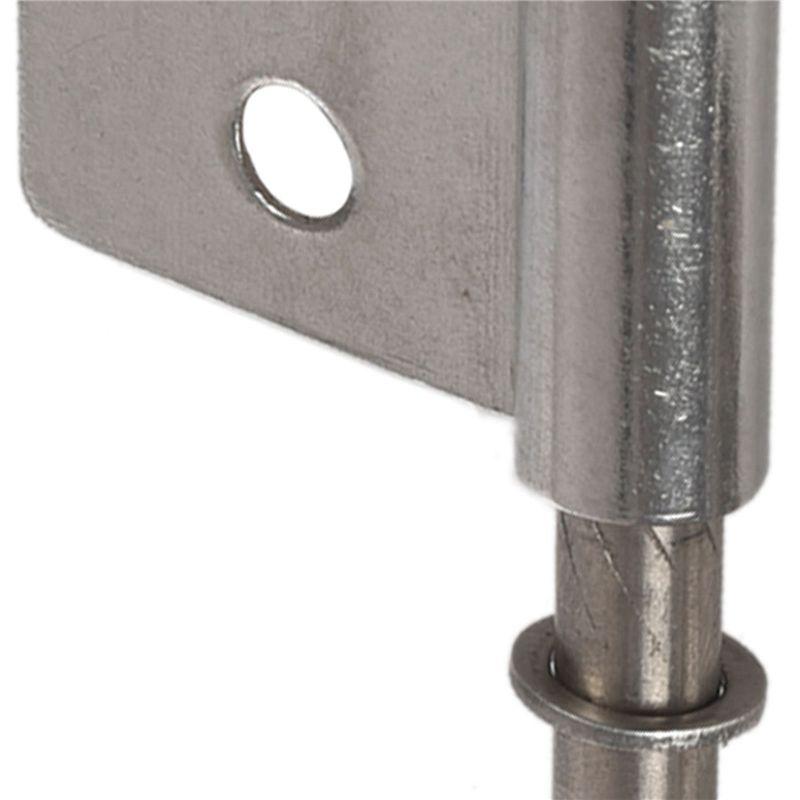 A84X-3 Inch Silver Tone Stainless Steel 360 Degree Rotating Window Door Flag Hinge 10 Pieces