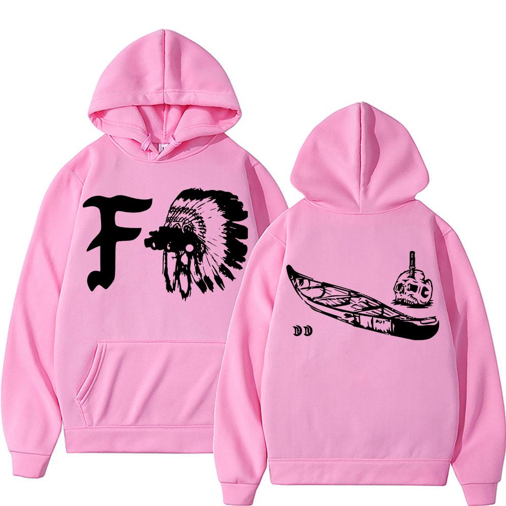 FOG Print Hoodie Forward Observations Group Gbrs Hoodies Unisex Vintage Death Skeleton Tops Forward Observations Group Sweatshirt