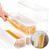 Recipient pentru Spaghetti cu Tăiței Cutie de Depozitare pentru Păstrarea Cerealelor în Frigider cu Capac Cutie pentru Spaghetti Recipient pentru Alimente și Cereale în Bucătărie