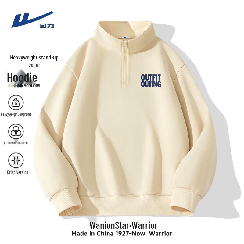 Warrior Men s Half-Zip Pullover Sweatshirt 3XL