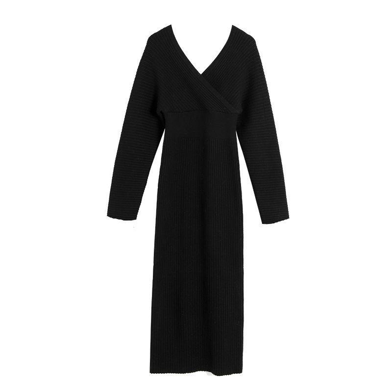 Hepburn retro off-the-shoulder sexy dress niche design slim and thin temperament celebrity high-end