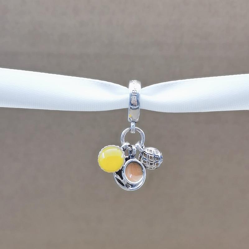 

S925 Silver Planet Series Love Magic Corner String Pendant DIY Jewelry