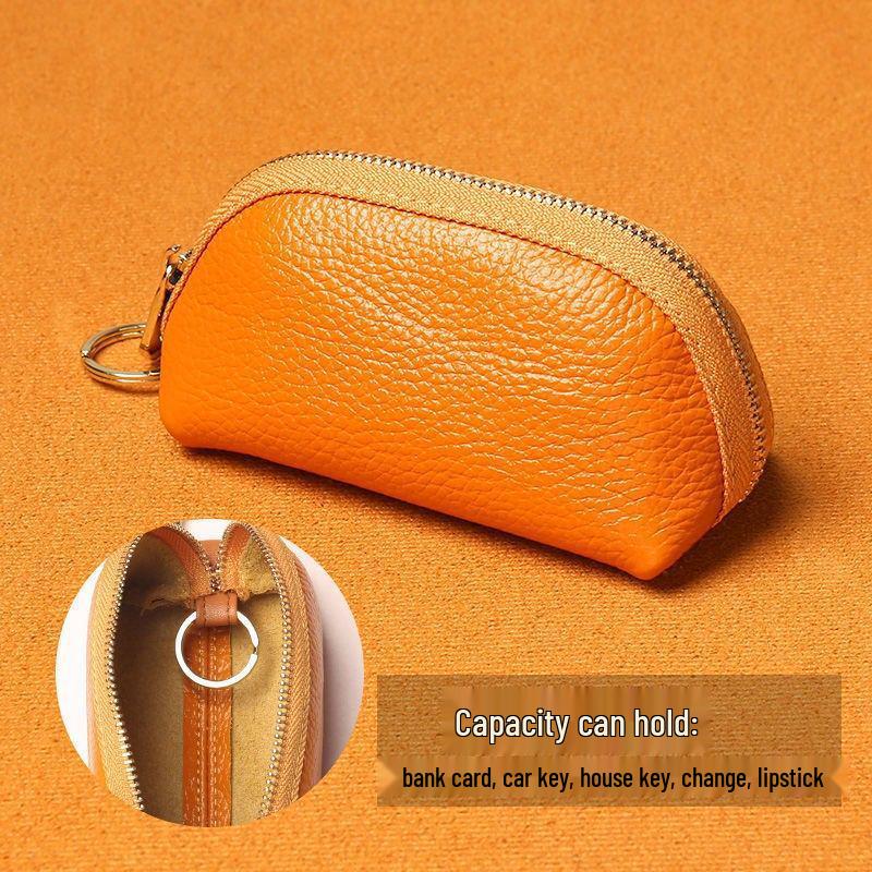 Universal Large Capacity Genuine Leather Key and Card Holder Wallet