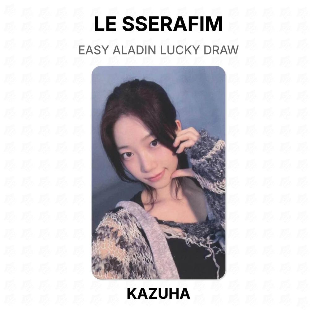 LE SSERAFIM EASY ALADIN LUCKY DRAW Official Photocard