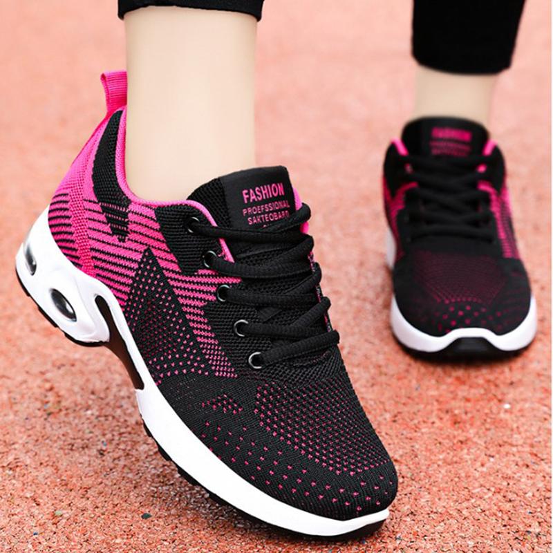 Women Platform Casual Sneakers Shoes Mesh Breathable Running Shoes Chunky Summer Sports Tenis Shoes Luxury Vulcanize Shoes