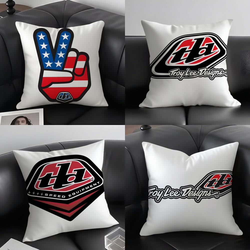 Brand TTroy LLeeS Cushion Cover Elegant Comfort Pillowcase Sofa Bed Doublesided Printed Invisible Zipper Home Decor