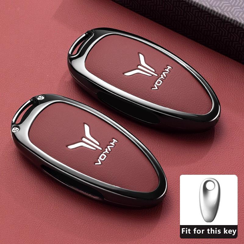 Zinklegierung Auto Schlüsselhülle Für Voyah Free Schlüsselanhänger Fernbedienung Abdeckung Schale Gehäuse Halter Fob Zubehör