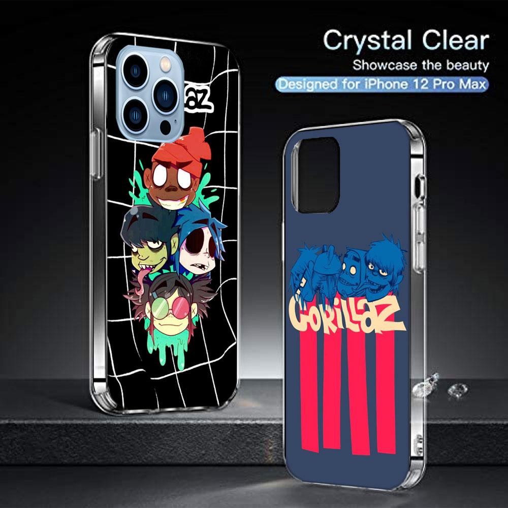 Gorillaz Anime Cases Phone Case For Iphone 17E 16E 17 Air 16 Pro Max 15 Pro 14 Plus 11 13 12 Mini Cover Cases Compatible with Su