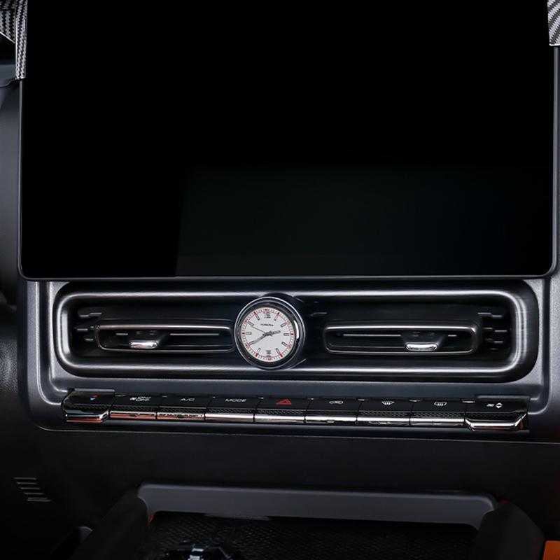 For 2024 GWM HAVAL H9 Central Control Clock Car Clock Air Outlet Quartz Watch Interior High-end Clock Modification
