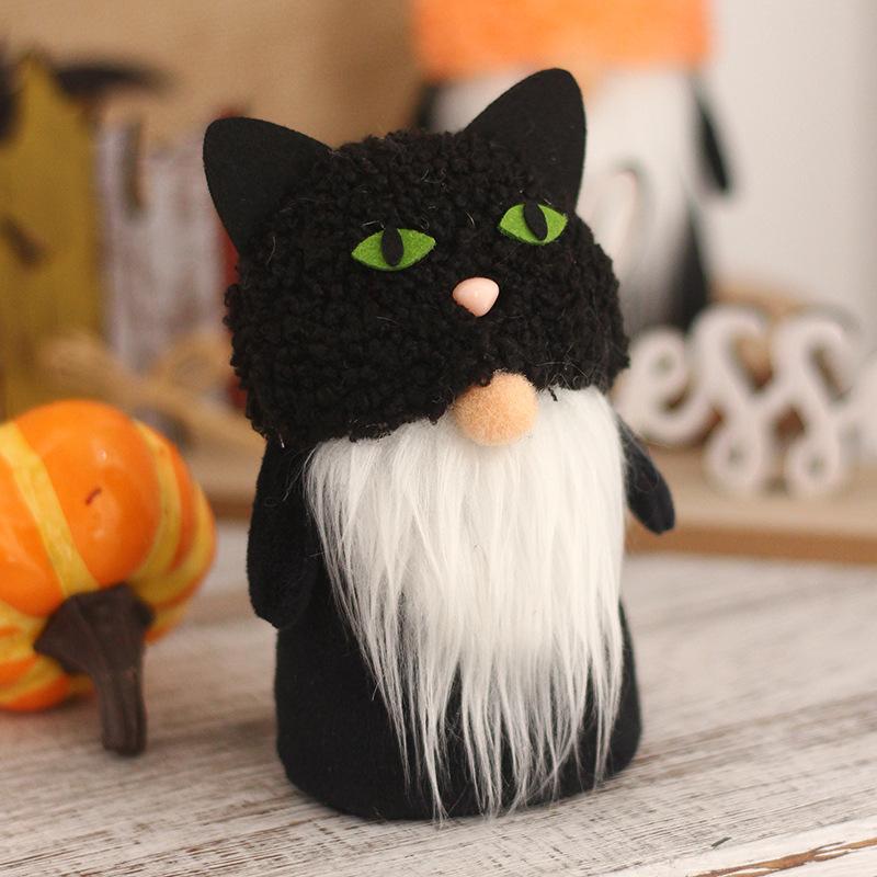 Gnom de Halloween Liliac Negru Dovleac Ornament Păpușă Creativ Păpuși Bătrân Fără Față pentru Halloween 2022 Truc Sau Dulce Petrecere Cadou