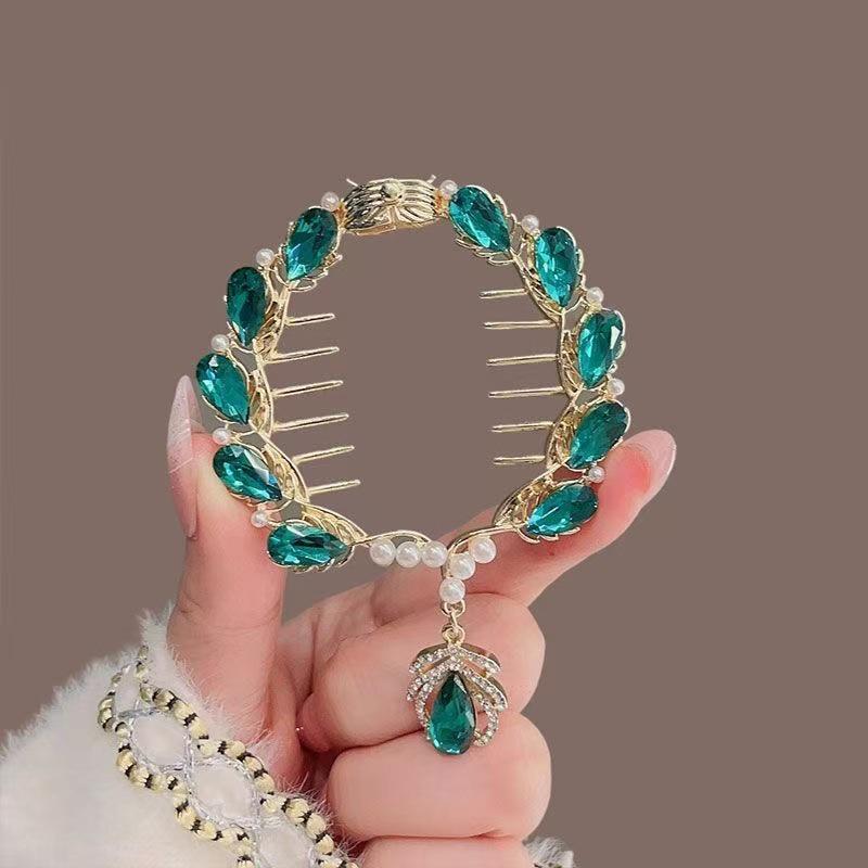 Modern Antique Lily of the Valley Tassel Hairpin - Elegant Updo Clip