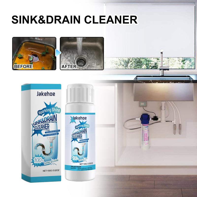 Drain Cleaner, Kitchen Sink And Toilet Drain Unclogging Agent, Deodorizing And Cleaning Agent.