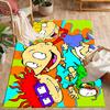 Rugrats: Playtime Chaos Themed Anti-Slip Rugs - Polyester Home Decor, Suitable for Bedrooms, Living Rooms, Doorways, Studios, and Decorations