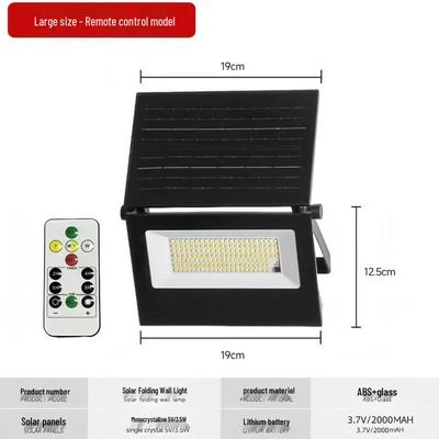 MengPao Solar Foldable Outdoor Floodlight