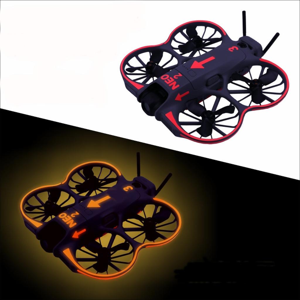 Body Protective Film For DJI NEO 2 Luminous Stickers Colorful Glow-in-the-Dark Anti-Scratch Sticker Night Flight Drone Accessory